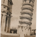 Huyler Perry and Leaning Tower of Pisa - 1950