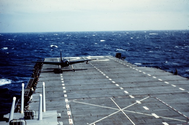 1954 AF2S Sub Killer Landing on CV32.jpg